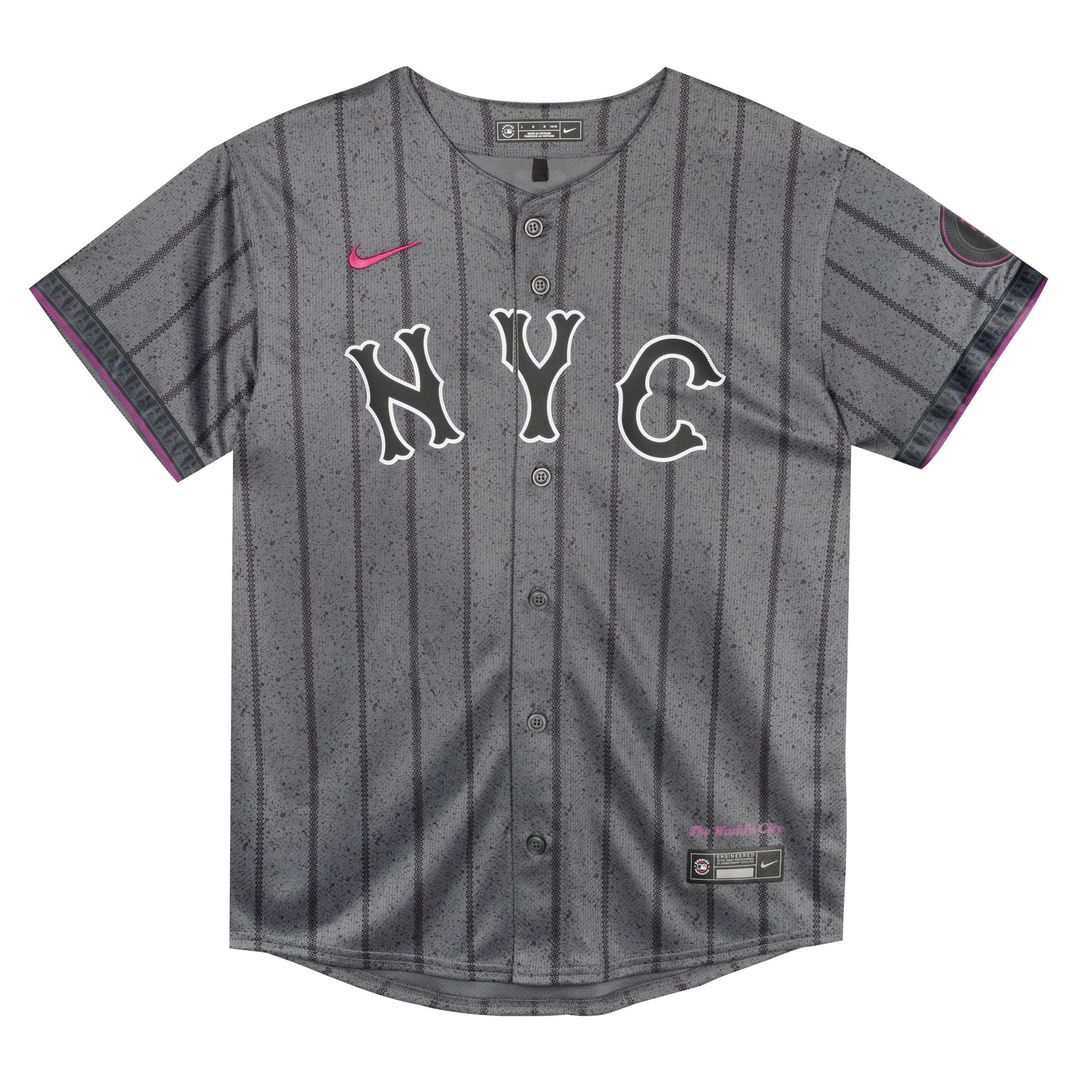 New York Mets Preschool Jersey - Gray