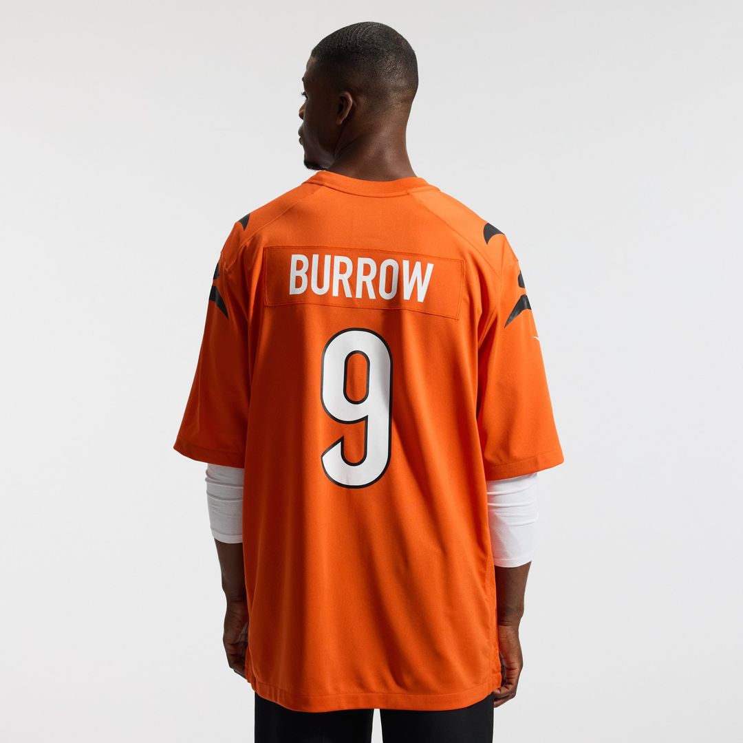 Joe Burrow Cincinnati Bengals Alternate Jersey - Orange