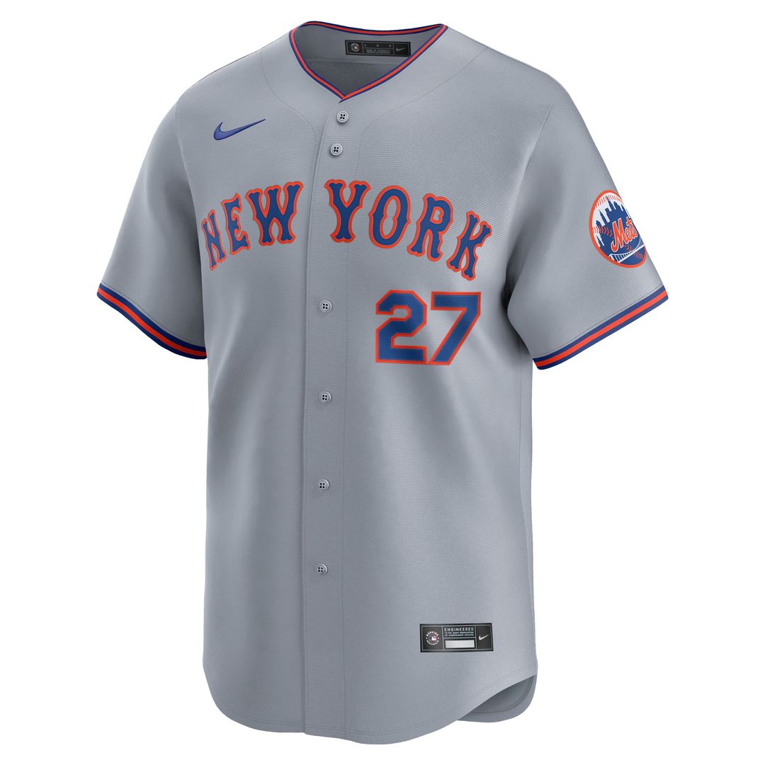 Mark Vientos New York Mets All-Star Jersey - Gray