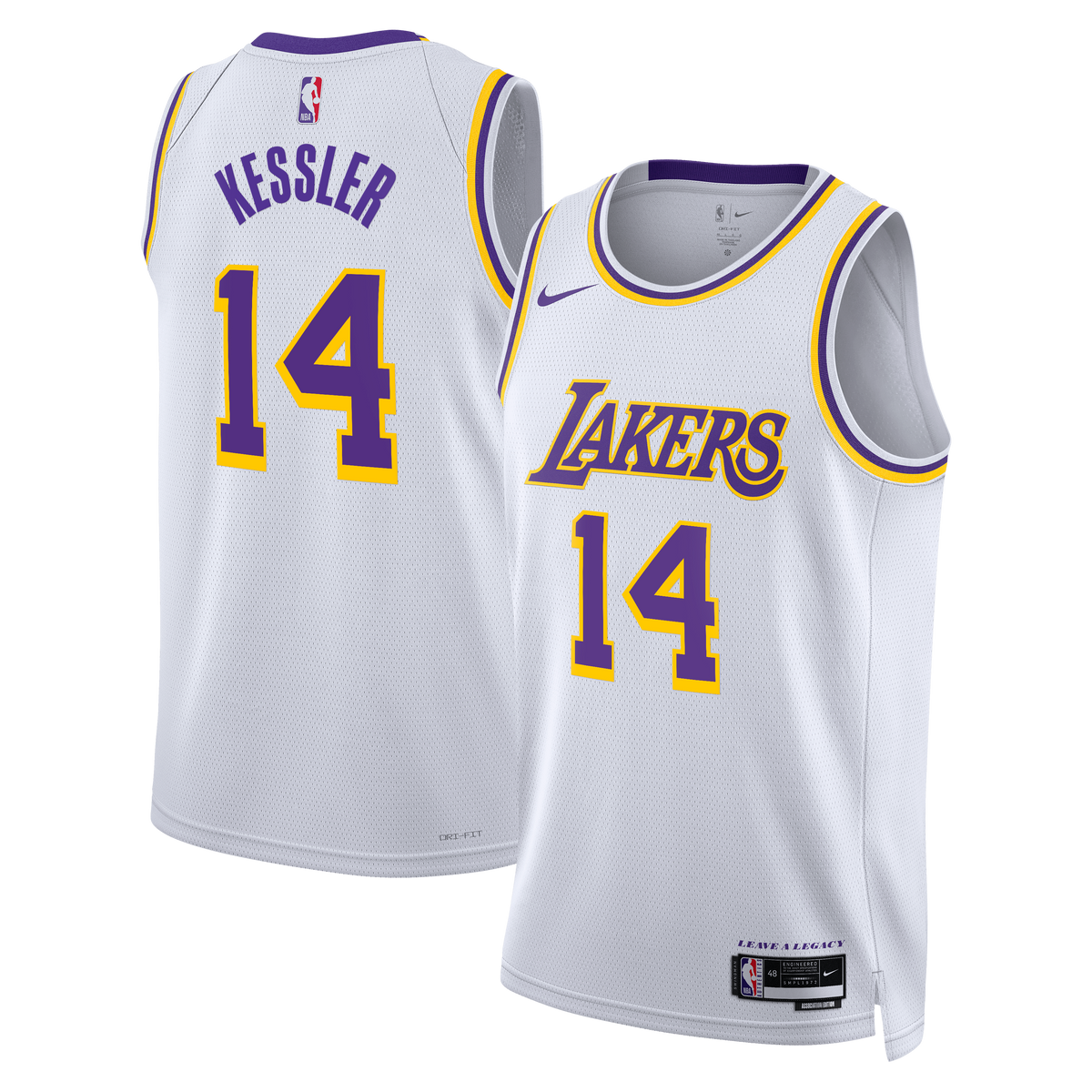 Los Angeles Lakers Edition Jersey - White - Walker Kessler - Unisex