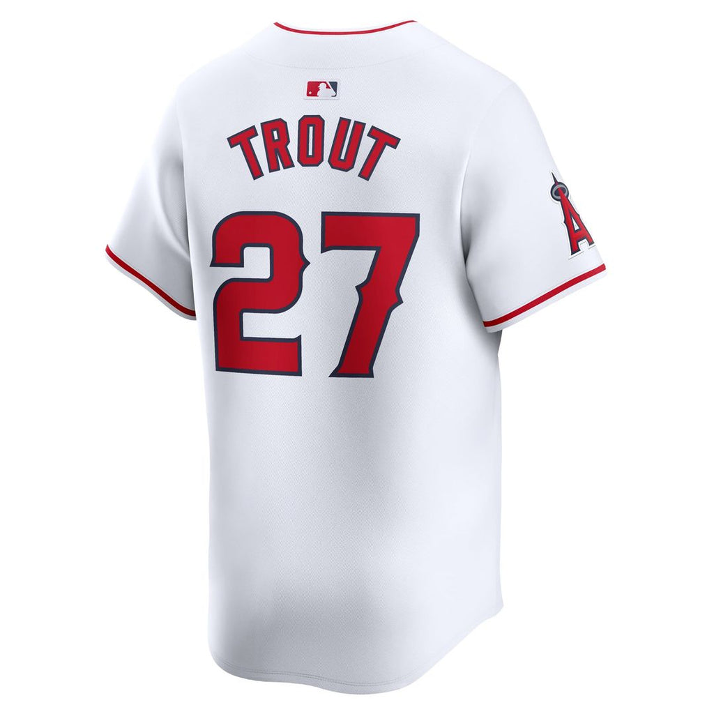 Mike Trout Los Angeles Angels Youth Home Jersey - White