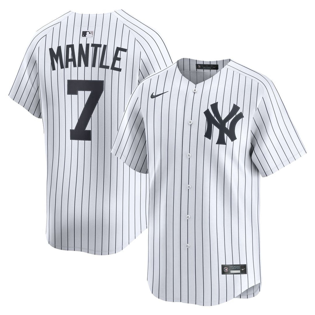 Mickey Mantle New York Yankees Home Jersey - White