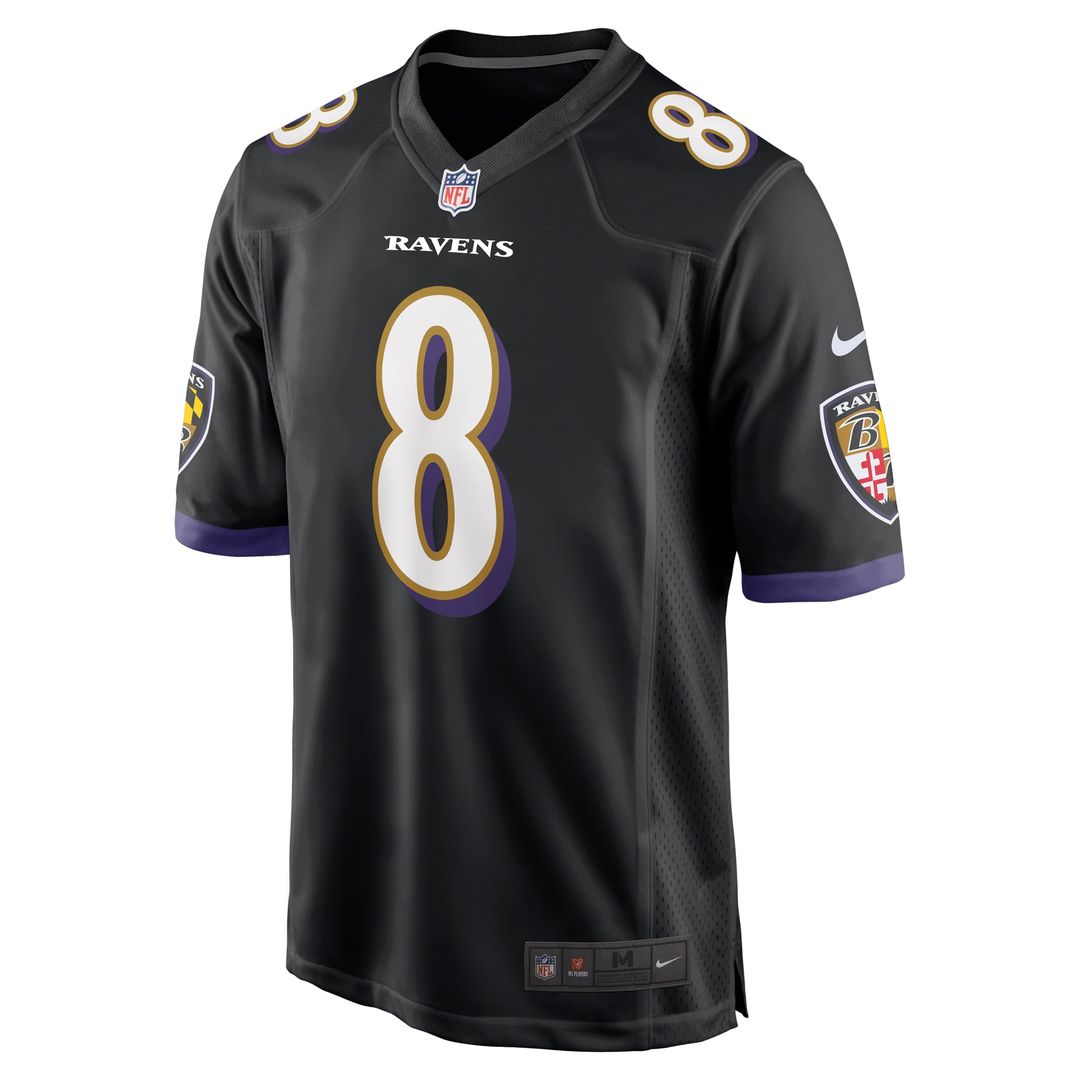 Lamar Jackson Baltimore Ravens Alternate Jersey - Black