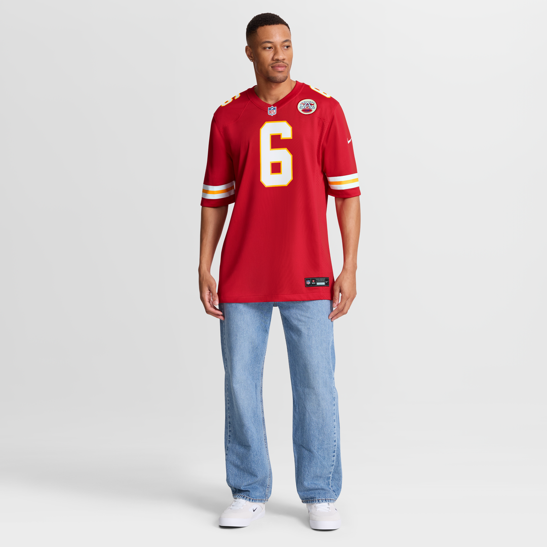 Justin Fields Kansas City Chiefs Jersey - Red
