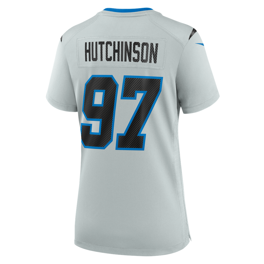 Aidan Hutchinson Detroit Lions Women's 2026 Rivalries Collection Jersey - Silver