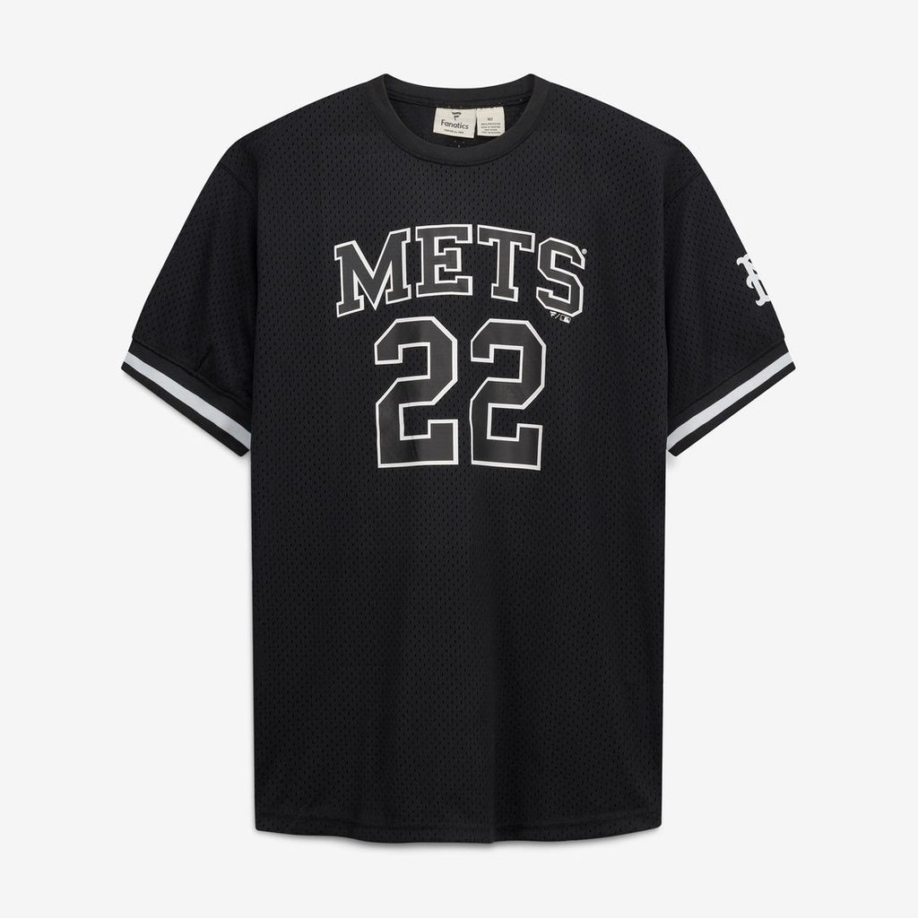 Juan Soto New York Mets Big & Tall Heavyweight Mesh Jersey - Black/White