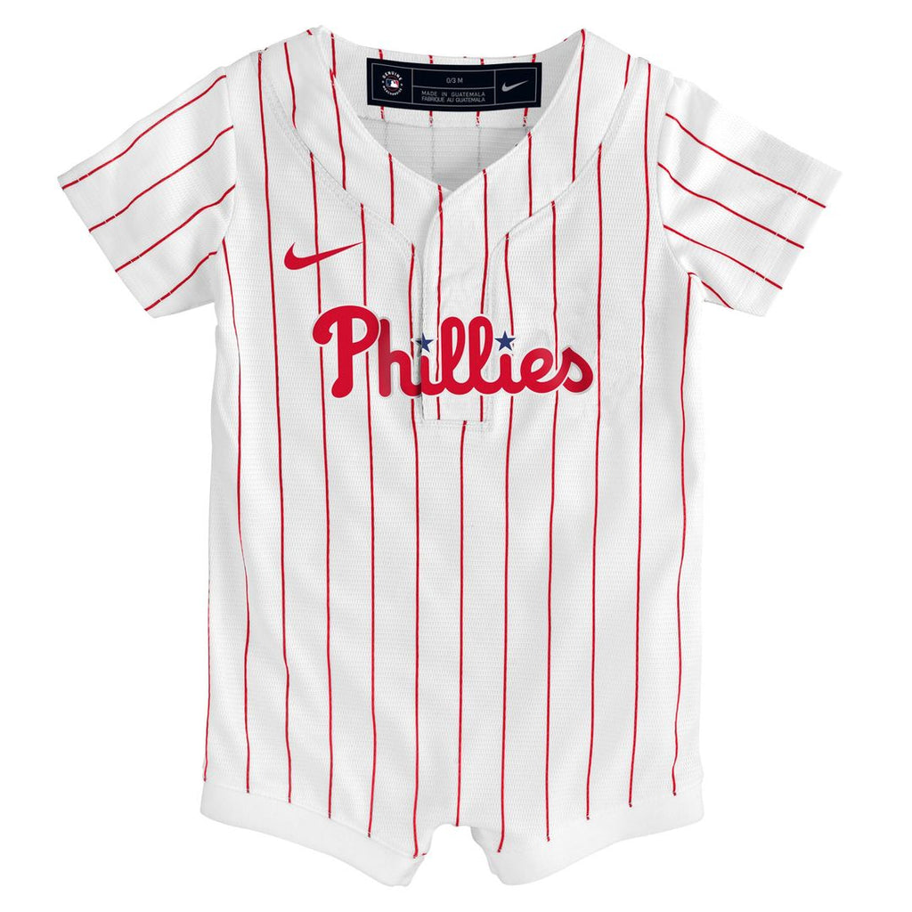 Philadelphia Phillies Infant Home Replica Romper Jersey - White
