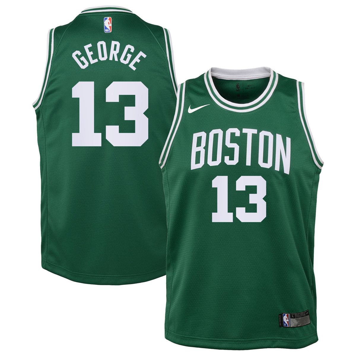 Boston Celtics Jersey - Kelly Green - Paul George - Youth