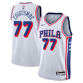 VJ Edgecombe Philadelphia 76ers Association Edition Swingman Jersey - White - Youth