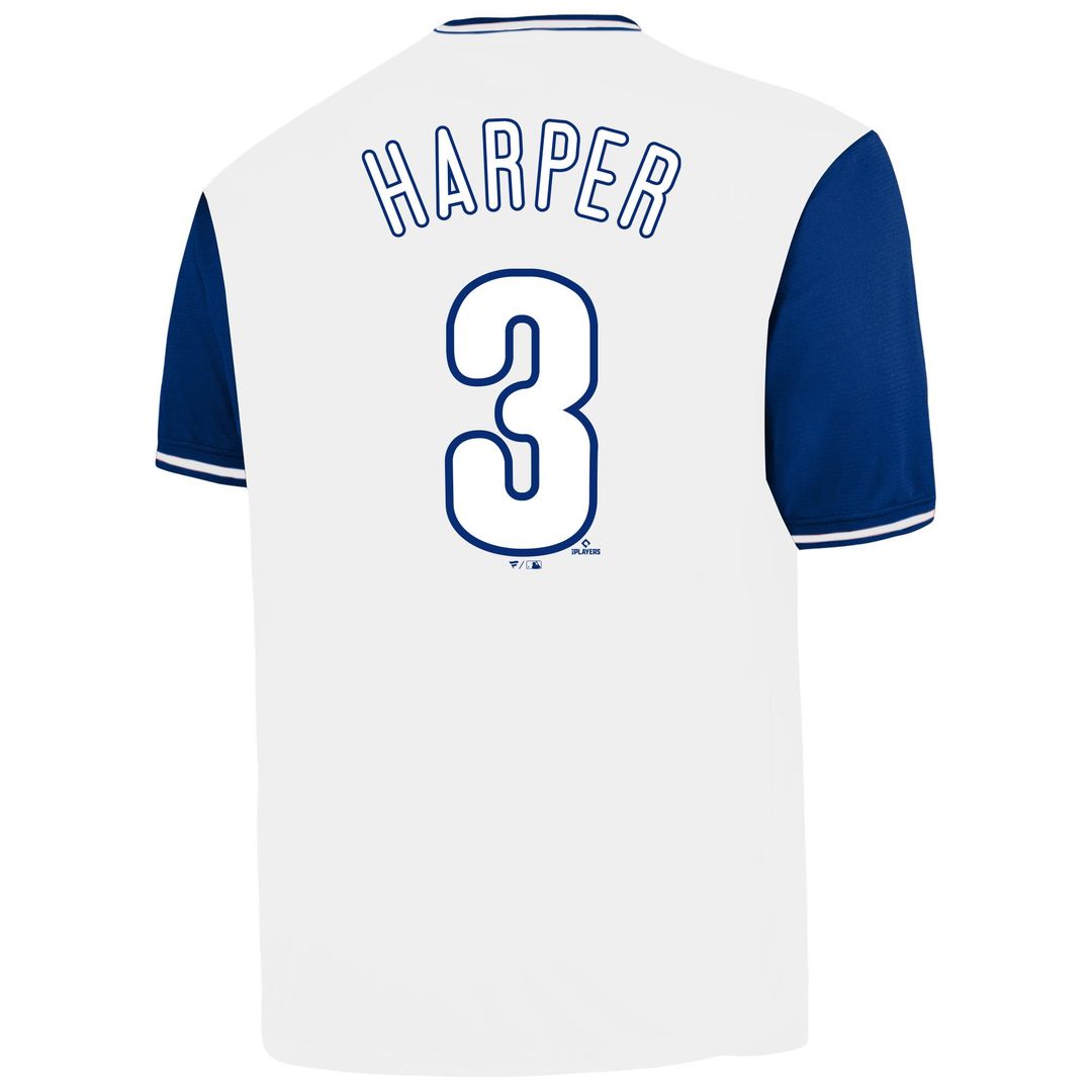 Bryce Harper Philadelphia Phillies Big & Tall Name & Number Jersey - White