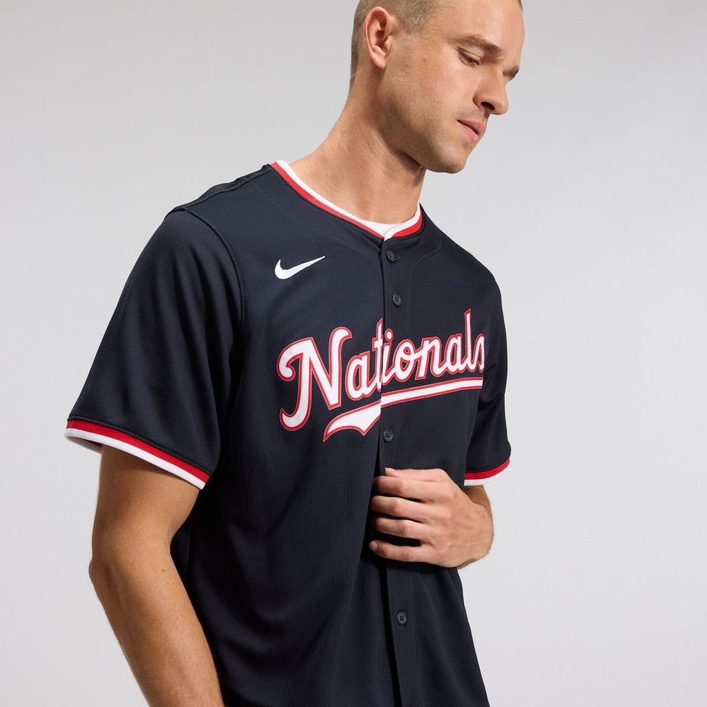 James Wood Washington Nationals Alternate Jersey - Navy