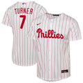 Trea Turner Philadelphia Phillies Youth Home Jersey - White
