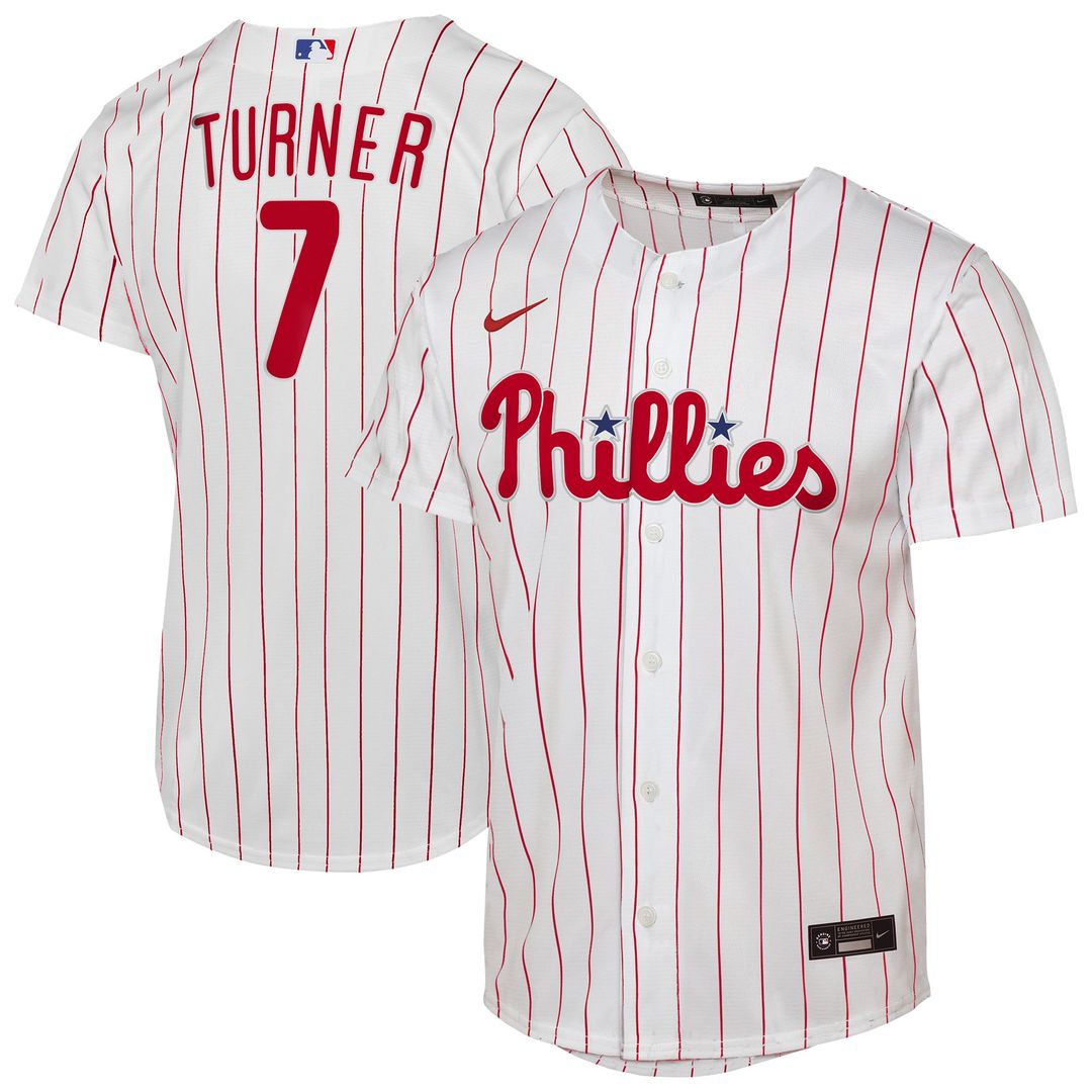 Trea Turner Philadelphia Phillies Youth Home Jersey - White