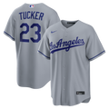 Kyle Tucker Los Angeles Dodgers Road Jersey - Gray