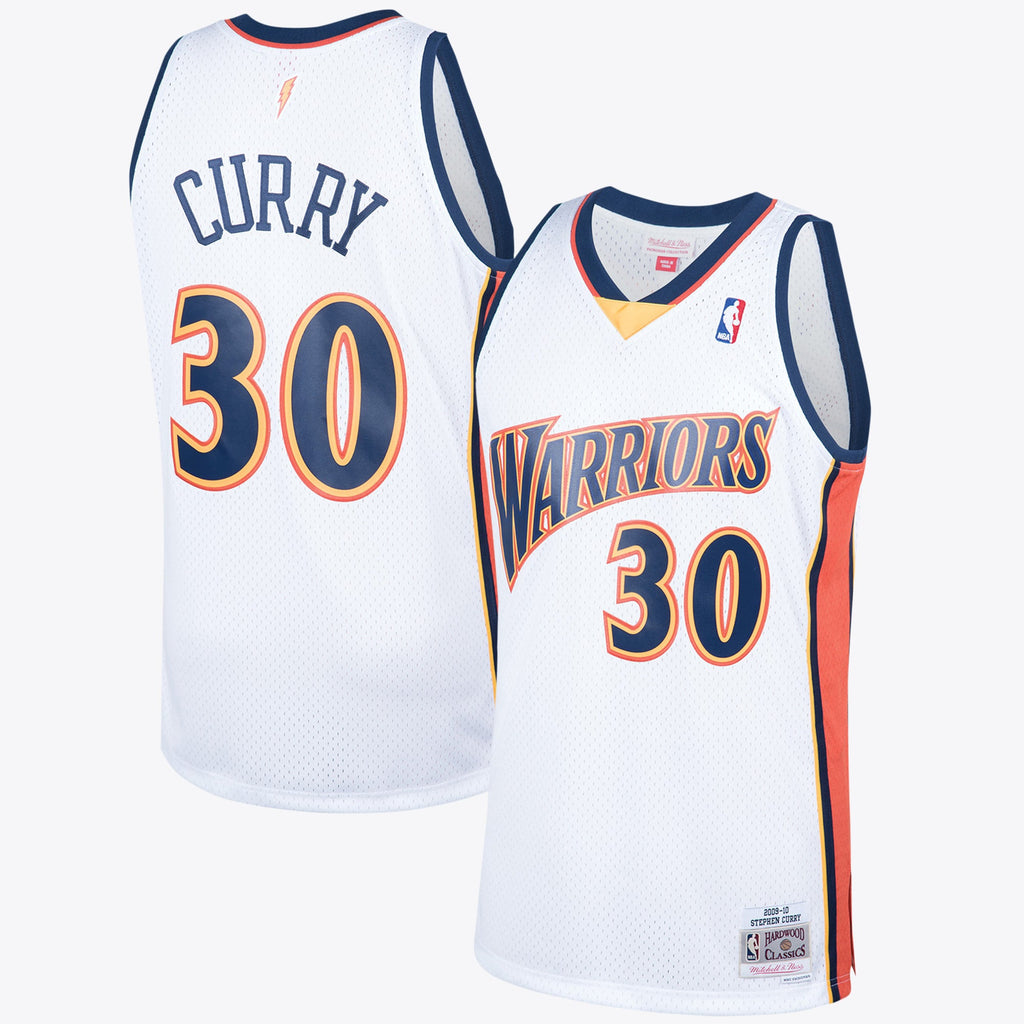 Golden State Warriors 2009 Steph Curry Home Jersey - White - Mens
