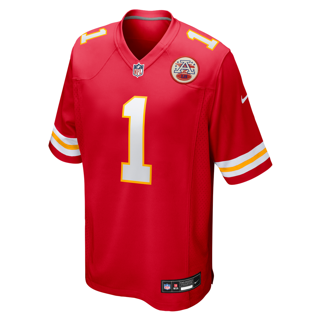 Number 1 Dad Kansas City Chiefs Jersey - Red