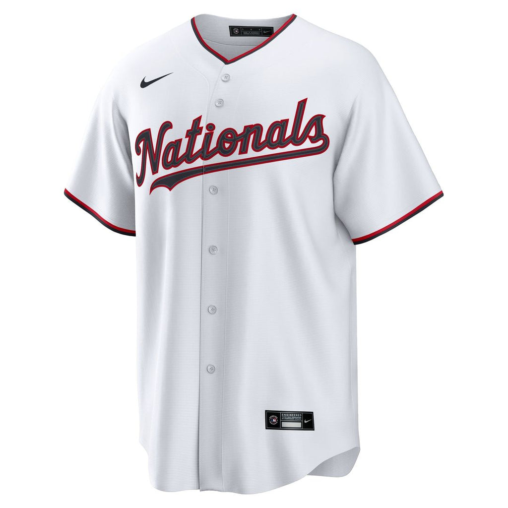 James Wood Washington Nationals Home Jersey - White