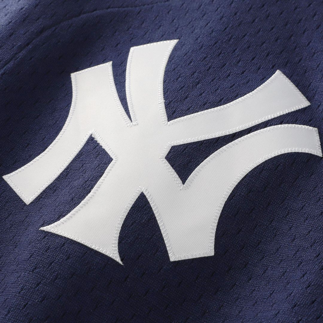 Mariano Rivera New York Yankees Mesh Batting Practice Button-Up Jersey - Navy