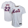 Juan Soto New York Mets Youth Home Jersey - White