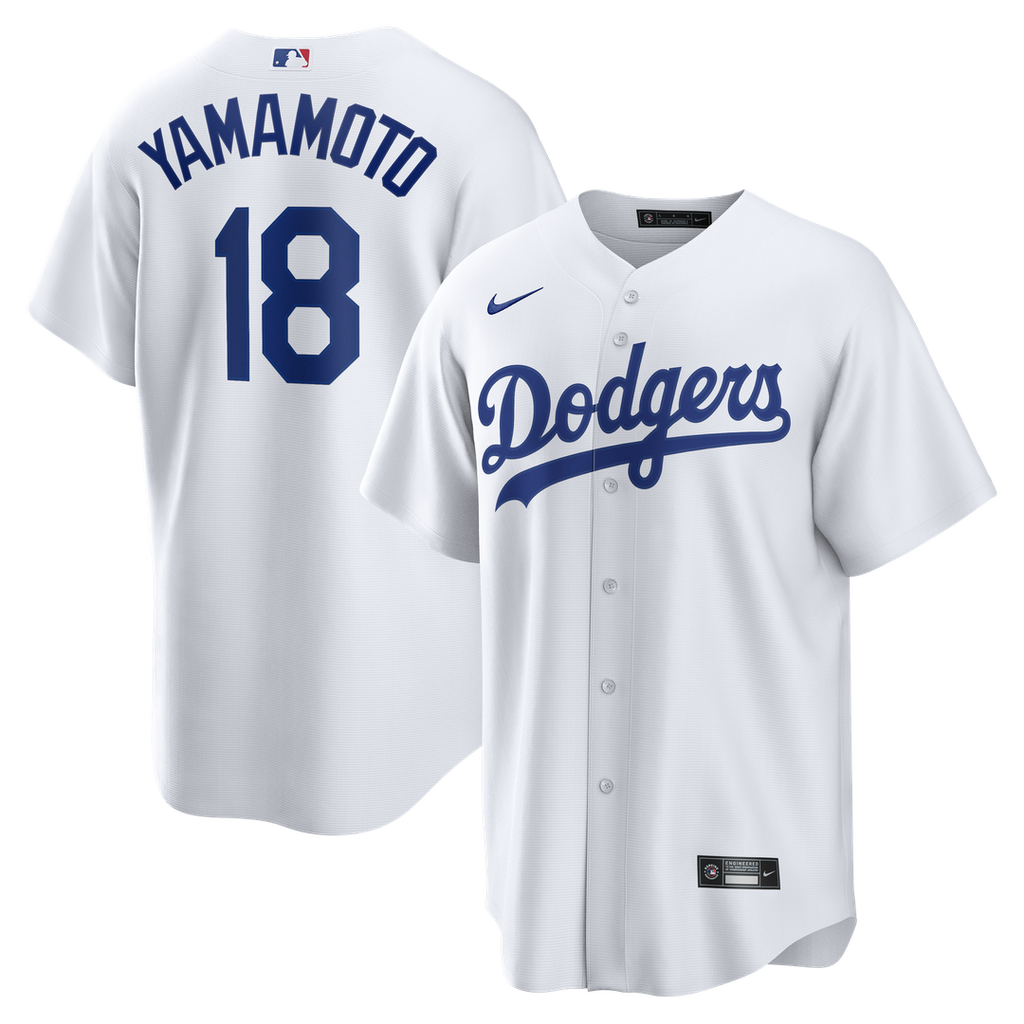 Yoshinobu Yamamoto Los Angeles Dodgers Home Jersey - White