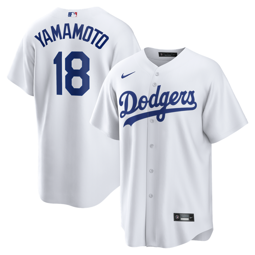 Yoshinobu Yamamoto Los Angeles Dodgers Home Jersey - White