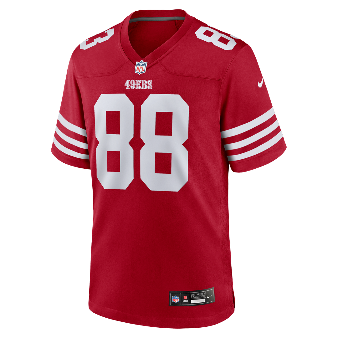 Jake Tonges San Francisco 49ers Team Jersey - Scarlet