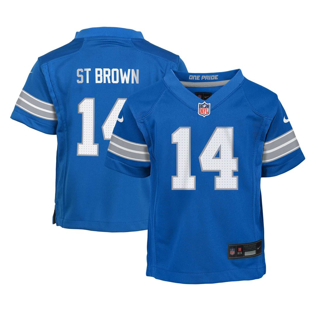 Amon-Ra St. Brown Detroit Lions Infant Team Player Jersey - Blue
