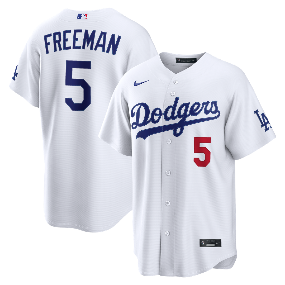 Freddie Freeman Los Angeles Dodgers Home Jersey - White