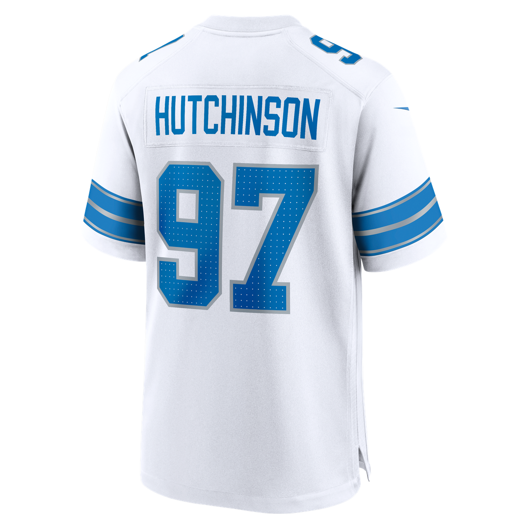 Aidan Hutchinson Detroit Lions Jersey - White