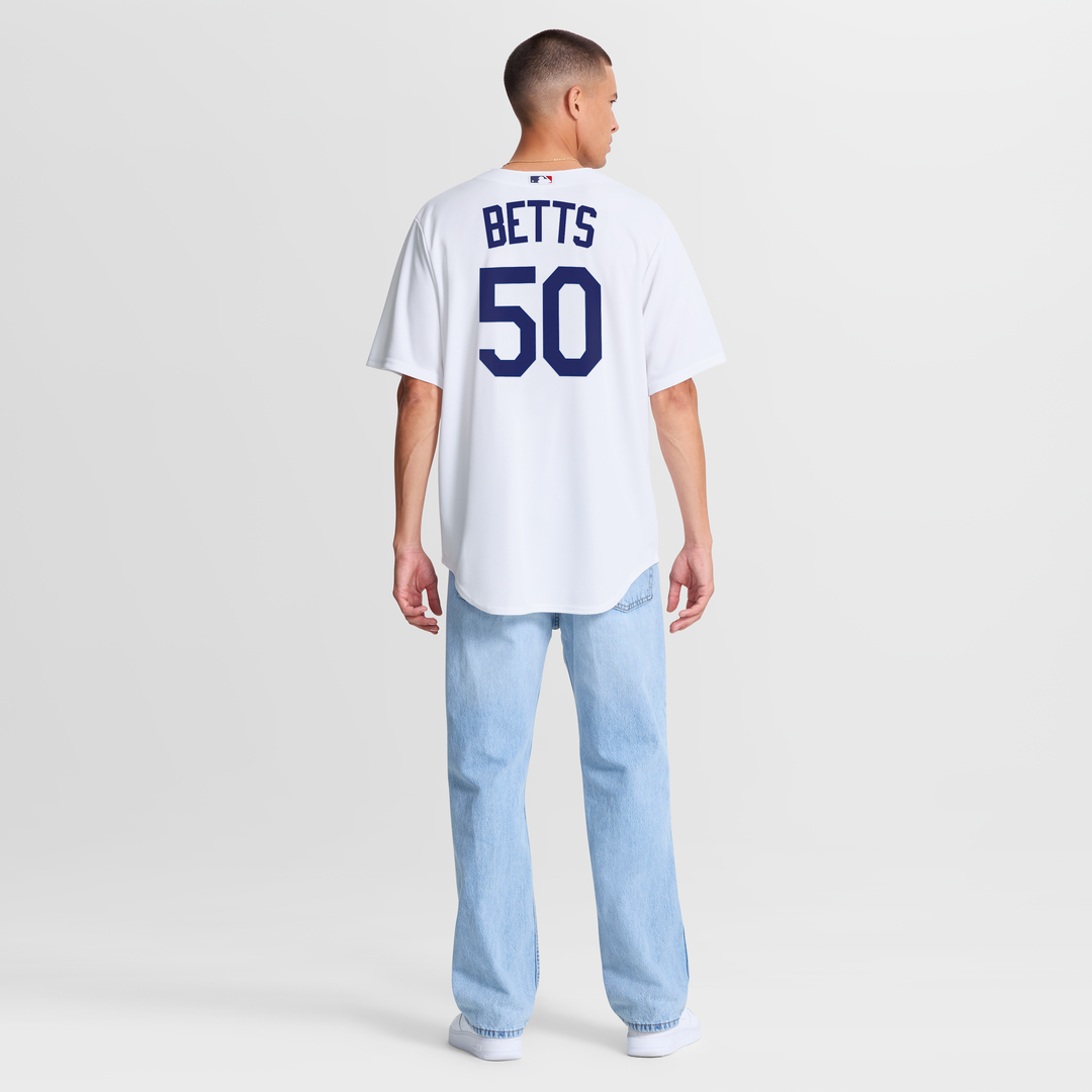 Mookie Betts Los Angeles Dodgers Home Jersey - White
