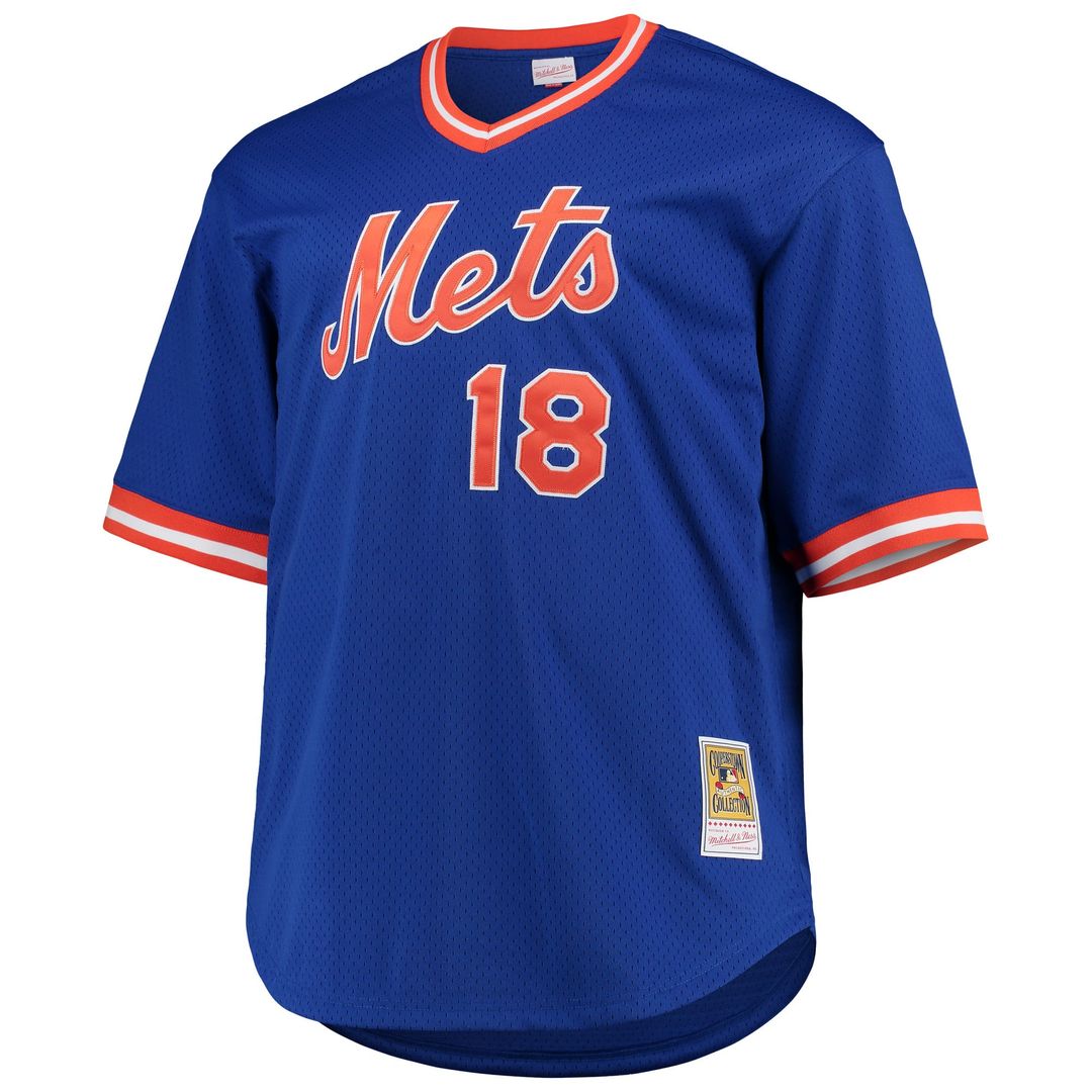 Darryl Strawberry New York Mets Big & Tall Mesh Jersey - Royal