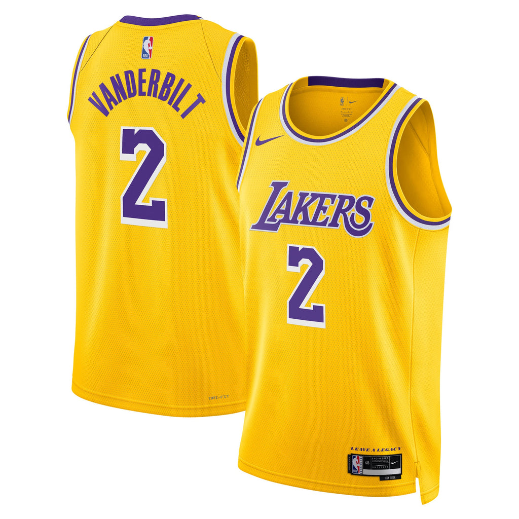 Los Angeles Lakers Jersey - Gold - Jarred Vanderbilt - Youth