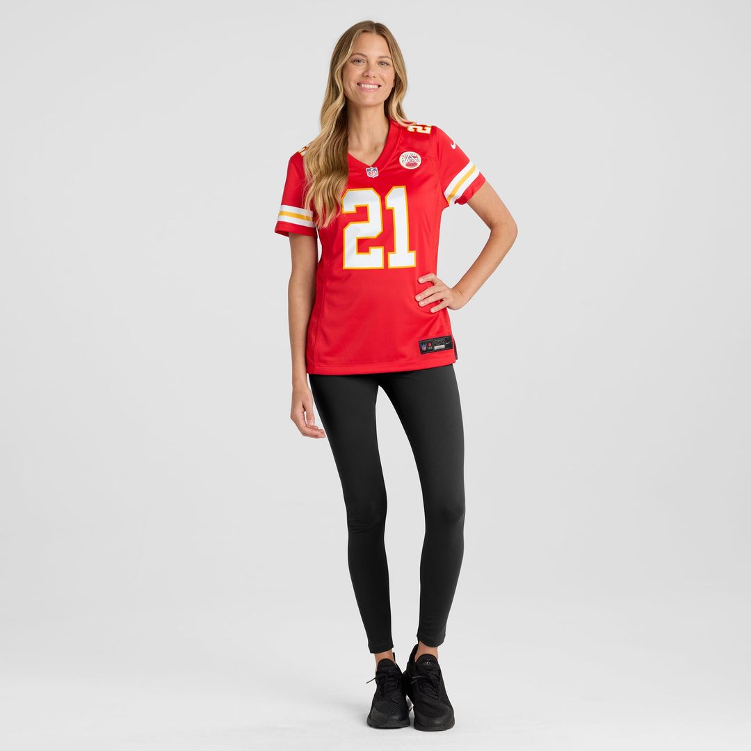Jaden Hicks Kansas City Chiefs Women's Jersey - Red