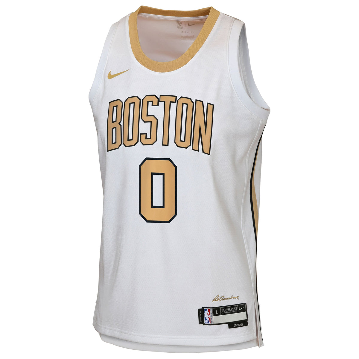 Boston Celtics 2025/26 Jersey - White - Jayson Tatum - Youth