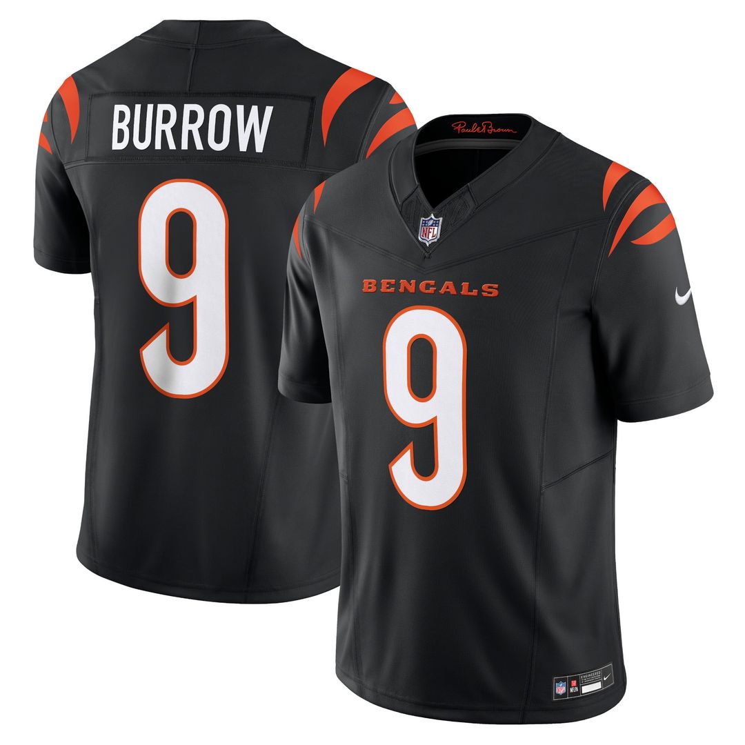 Joe Burrow Cincinnati Bengals Jersey - Black