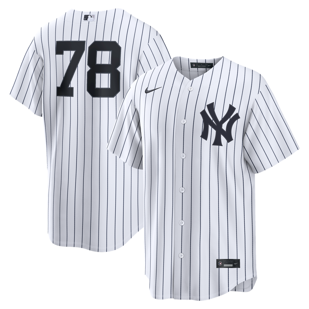 Spencer Jones New York Yankees Home Jersey - White