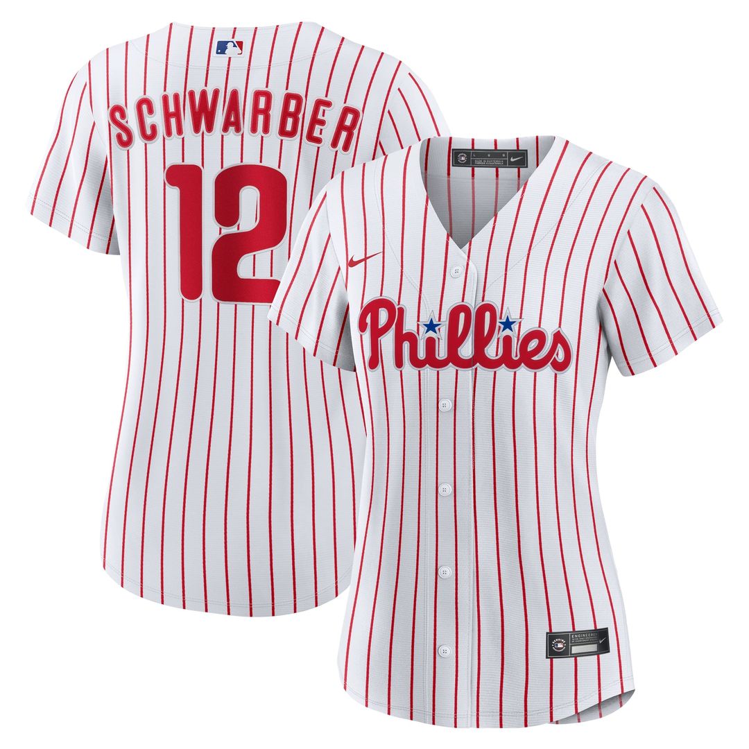 Kyle Schwarber Philadelphia Phillies Women's Home Jersey - White