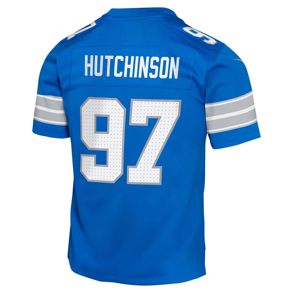 Aidan Hutchinson Detroit Lions Youth Jersey - Blue