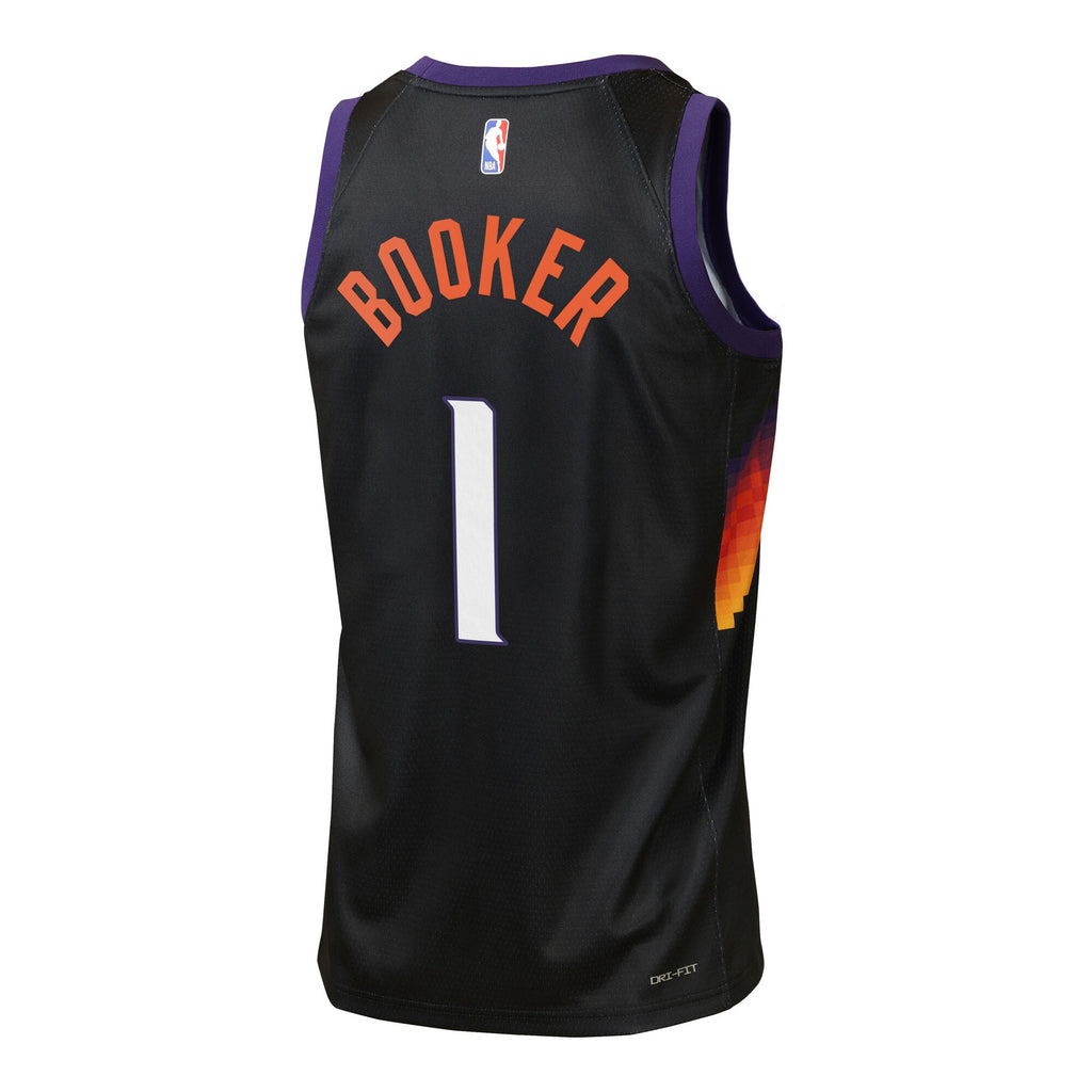 Phoenix Suns 2025/26 Jersey - Black - Devin Booker - Youth