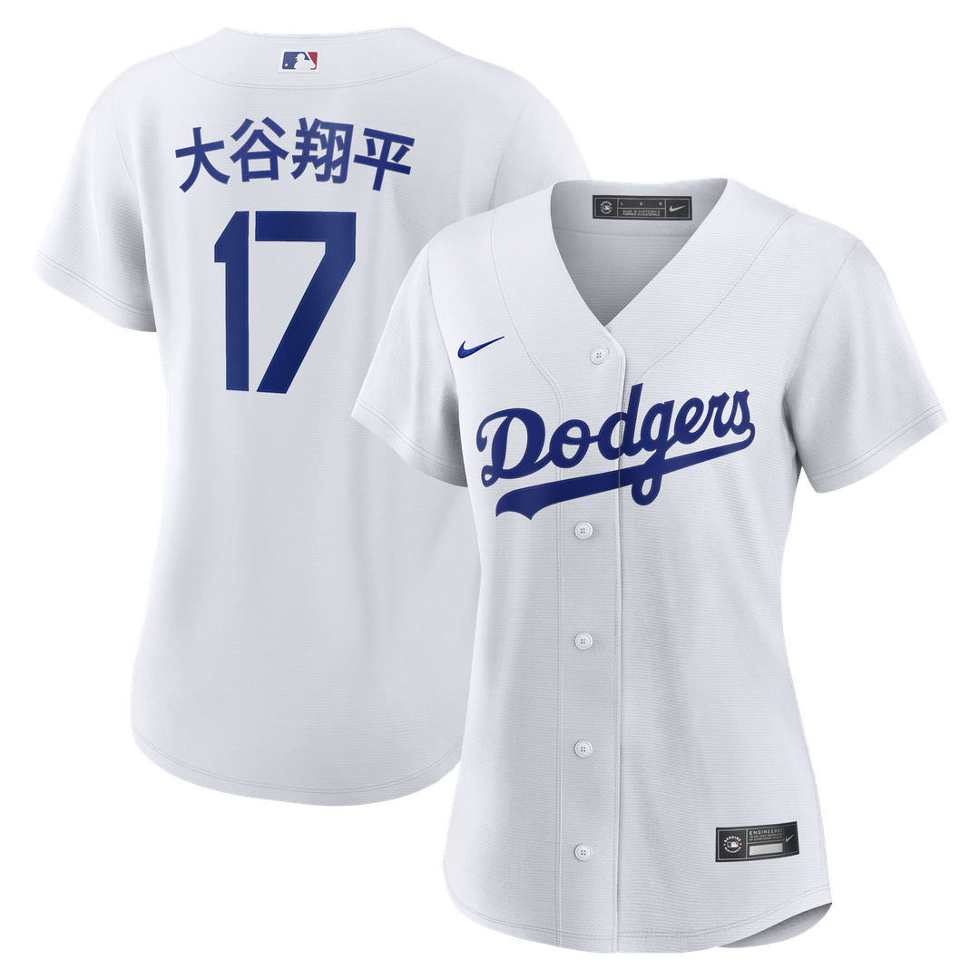 Shohei Ohtani Los Angeles Dodgers Women's Home Kanji Jersey - White