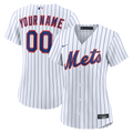 New York Mets Women's Home Replica Custom Jersey - White