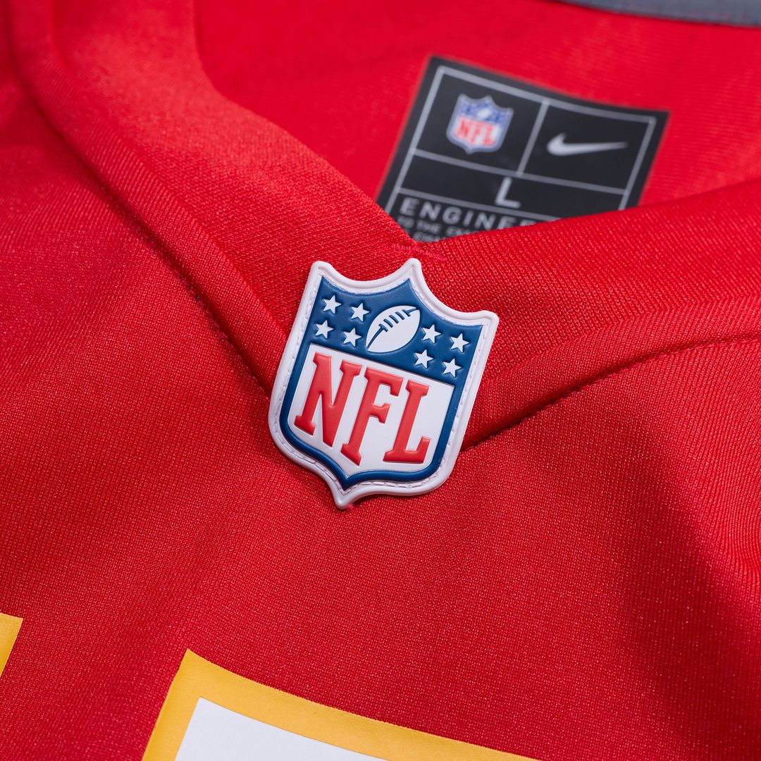 Number 1 Groom Kansas City Chiefs Jersey - Red