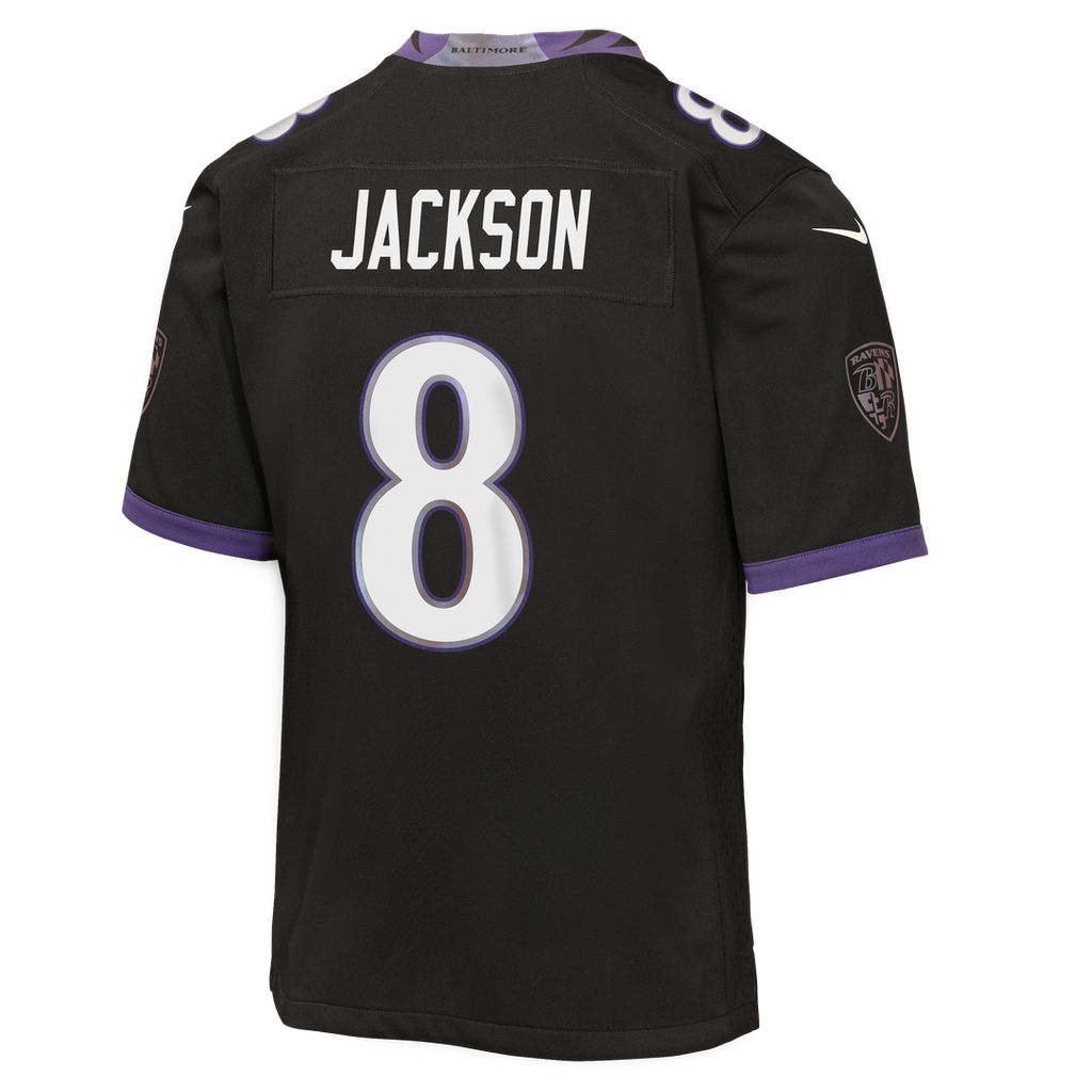 Lamar Jackson Baltimore Ravens Youth Alternate Jersey - Black