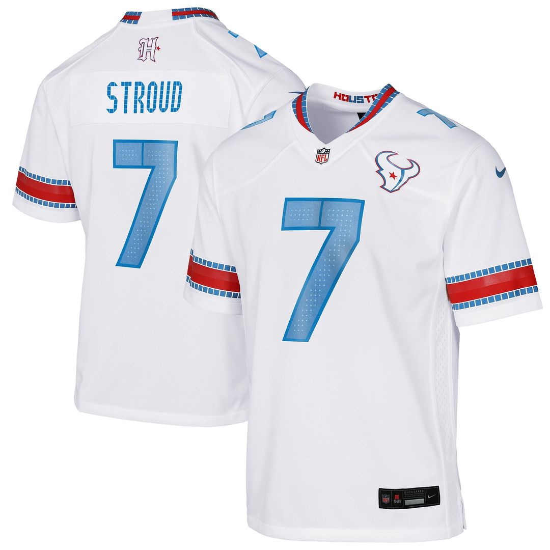 C.J. Stroud Houston Texans Youth 2026 Rivalries Collection Jersey - White