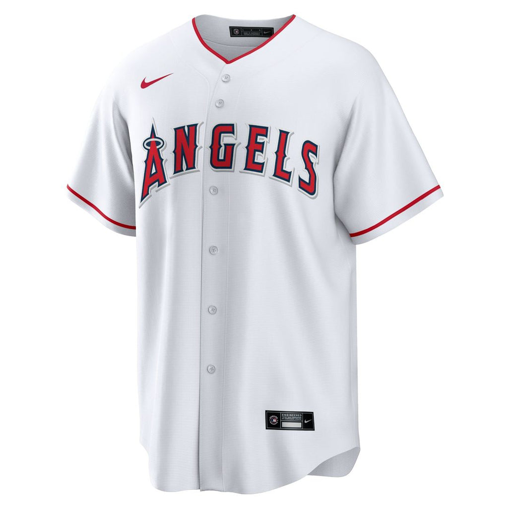 Mike Trout Los Angeles Angels Home Replica Player Name Jersey - White