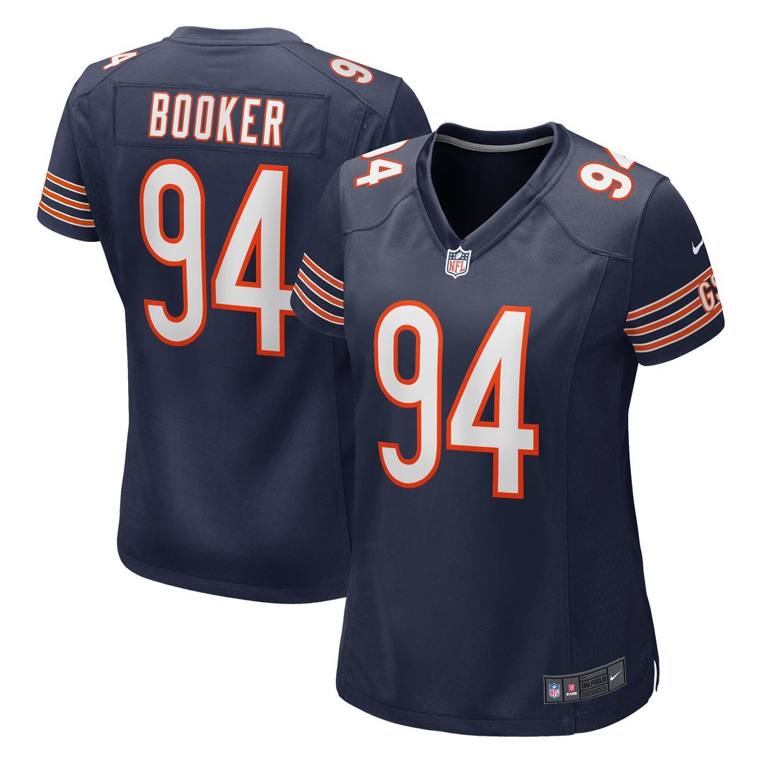 Austin Booker Chicago Bears Women's Jersey - Navy