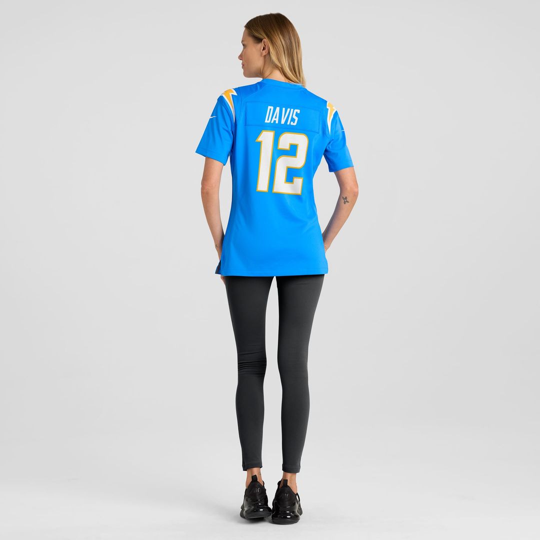 Derius Davis Los Angeles Chargers Women's Team Jersey - Powder Blue