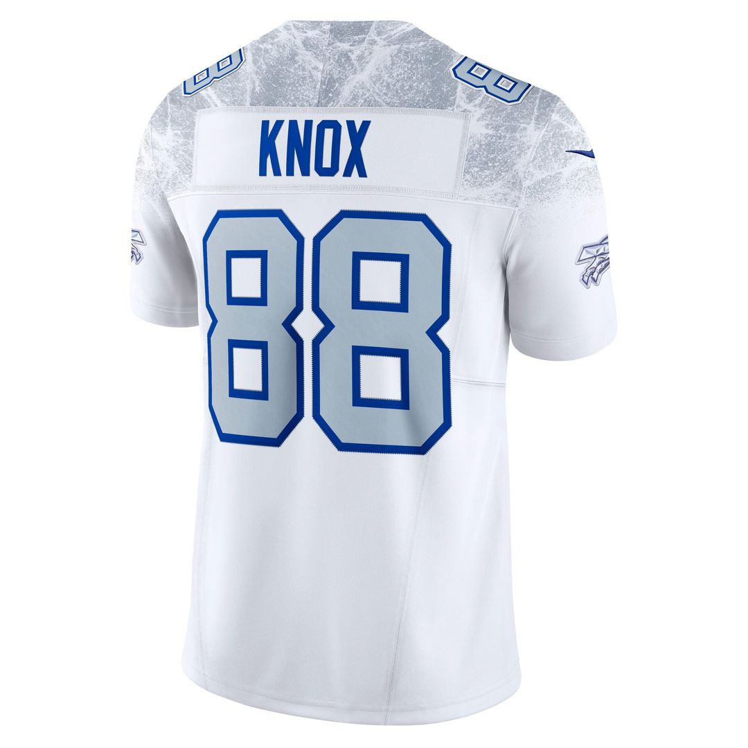 Dawson Knox Buffalo Bills Rivalries Collection Stitched Jersey - White