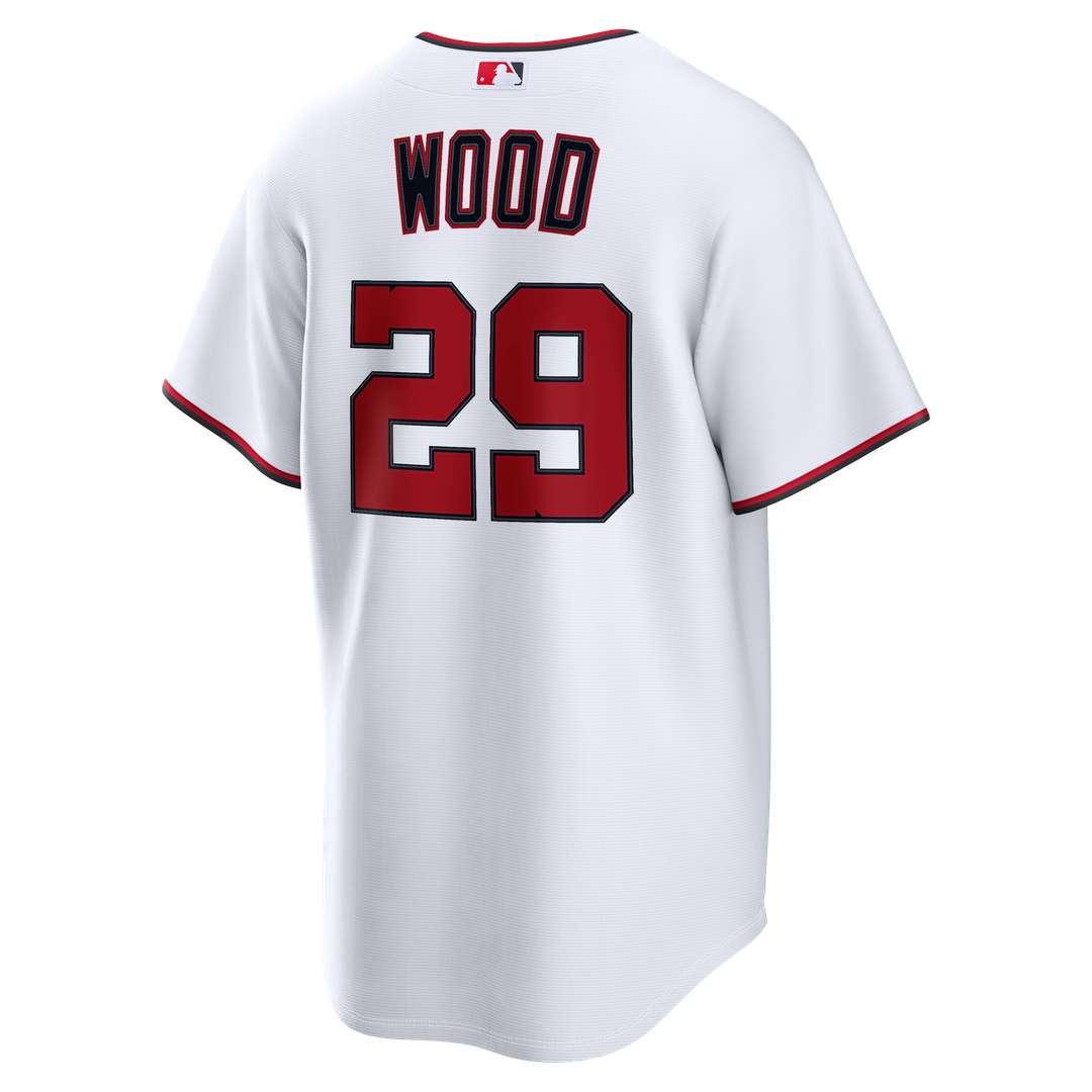 James Wood Washington Nationals Home Jersey - White