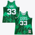 Boston Celtics Larry Bird 1985 Hyper Hoops Jersey - Green